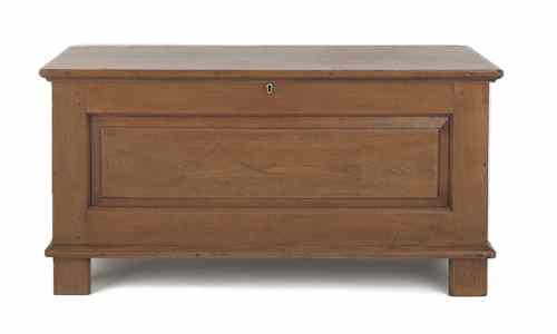 Appraisal: Pennsylvania William Mary walnut blanket chest early th c with