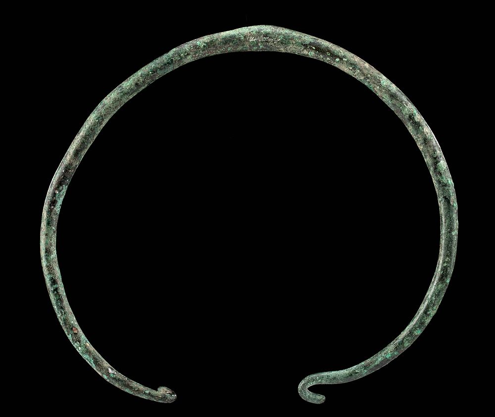 Appraisal: Greek Thracian Copper Neck Torc Northern Greece Thrace Late Bronze