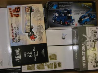 Appraisal: Seven First Gear American Truck Models - and boxed M