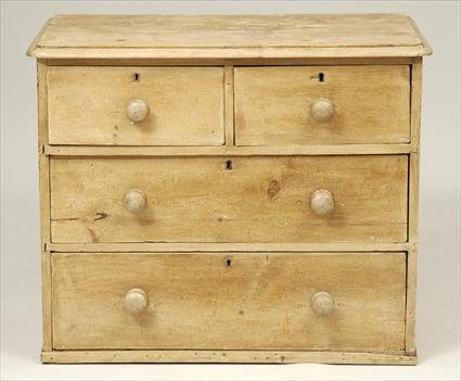 Appraisal: Pinewood Chest of Drawers x x in