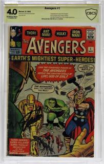 Appraisal: Marvel Comics Avengers No CBCS Gold Stan Lee UNITED STATES