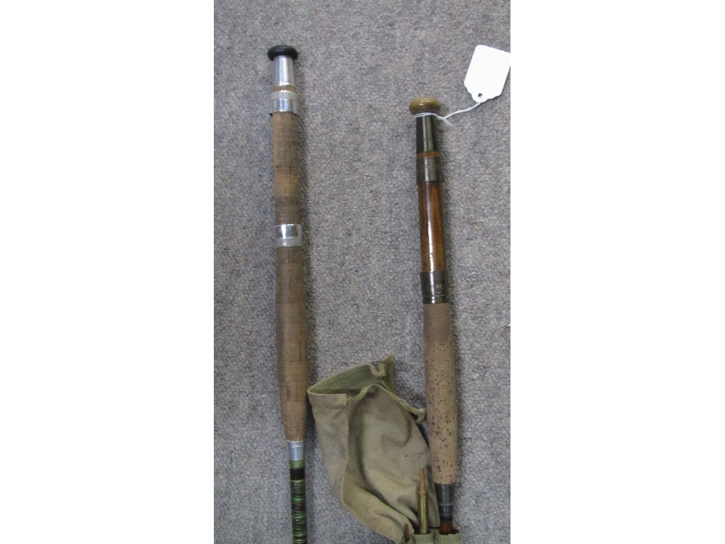 Appraisal: Lot comprising two fishing rods