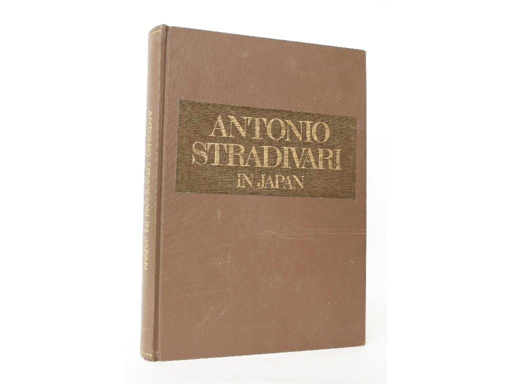 Appraisal: Antonio Stradivari in Japan photographs by Shinichi Yokoyama published by