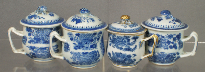 Appraisal: Chinese export porcelain Fitzhugh lot of assorted pot de cr