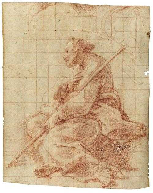 Appraisal: BATONI POMPEO GIROLAMO Lucca - Rome Study for Saint Joseph