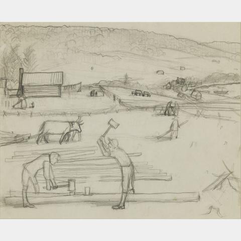 Appraisal: WILLIAM KURELEK R C A STUDY FOR RURAL LIFE IN