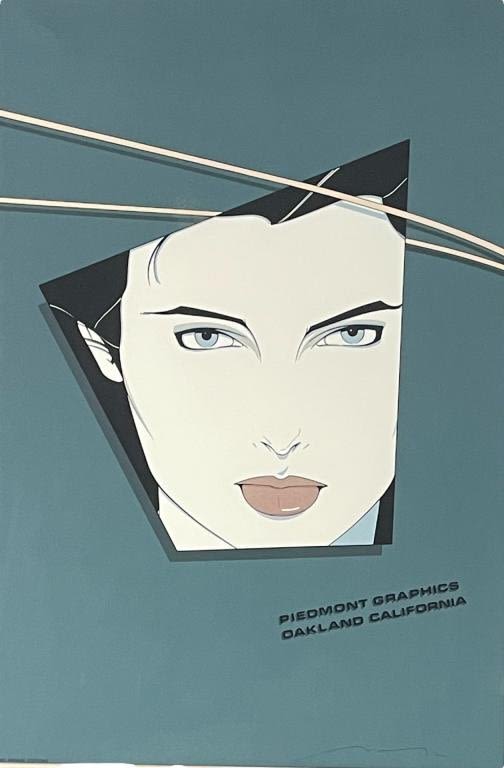 Appraisal: Patrick Nagel Piedmont Graphics Screenprint A PHand Signed Frame x