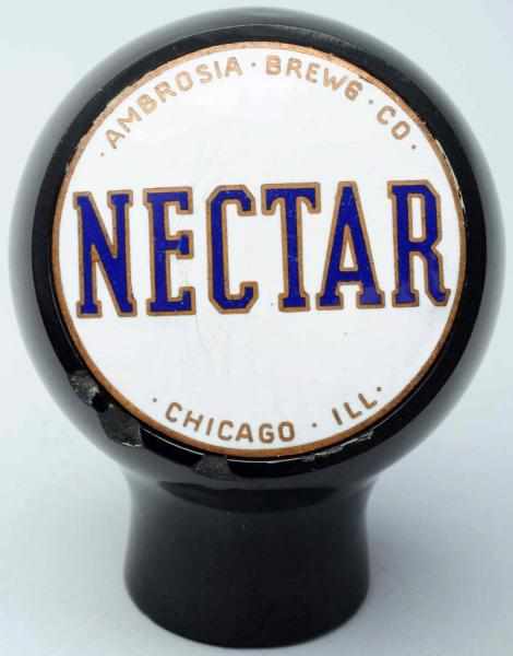 Appraisal: Nectar Beer Tap Knob Ambrosia Brewing Company Chipping spidering and