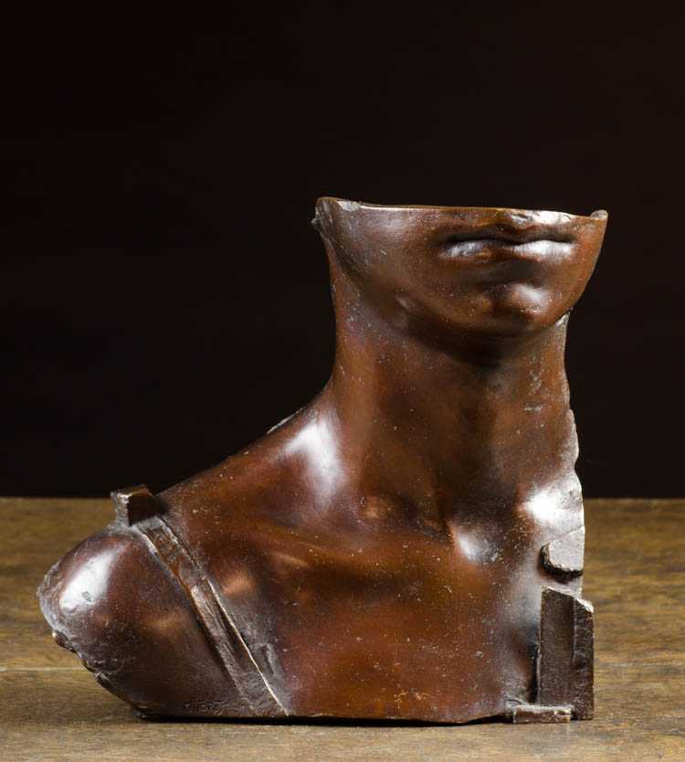 Appraisal: IGOR MITORAJ BRONZE SCULPTURE France Poland - Stella Signed lower