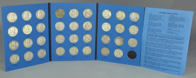 Appraisal: Complete Set of Circulated Frankiln Half DollarsHas all dates and