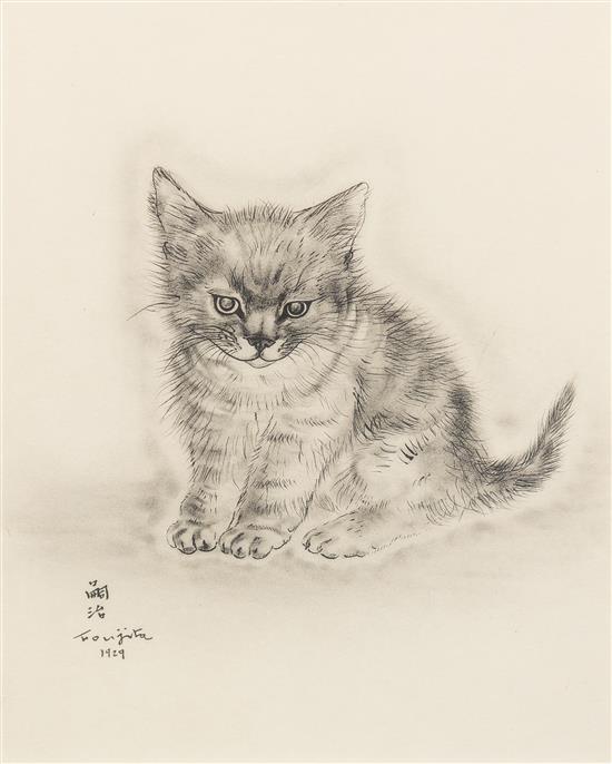 Appraisal: Sale Lot Leonard Tsuguharu Foujita French - Untitled from A