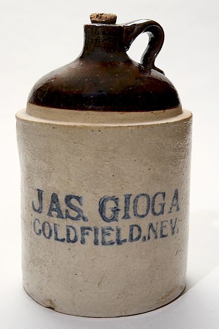 Appraisal: Jas Gioga Gallon Jug Goldfield Nevada Exclusive on Bidsquare Jas