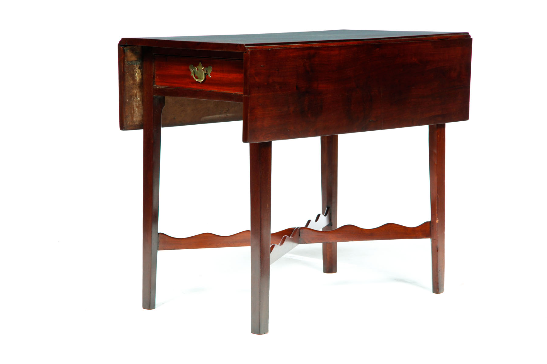 Appraisal: FEDERAL PEMBROKE TABLE New England early th century mahogany and