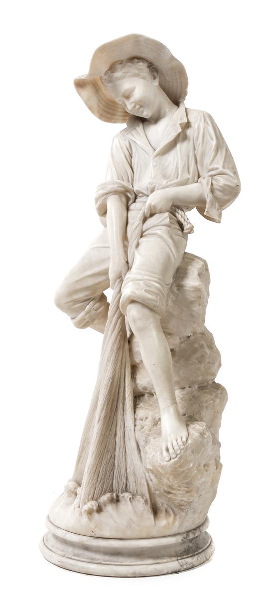 Appraisal: Sale Lot An Italian Marble Sculpture giuseppe gambogi late th