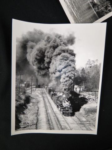 Appraisal: Collection of Southern Railroad Photographs by Frank Clodfelter engineer and