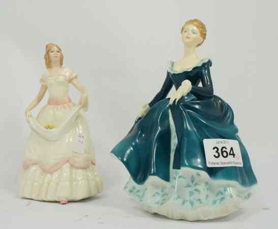 Appraisal: Royal Doulton Figures Janine HN and Nicole HN