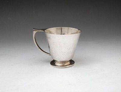 Appraisal: A silver arts and crafts mug by P H A