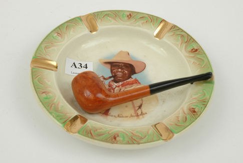 Appraisal: WEMBLEY WARE Western Australia circa Ceramic Australian Native Stockman transfer