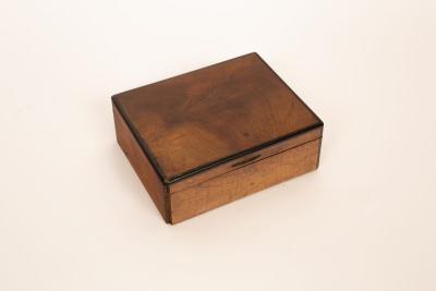 Appraisal: Fred Foster th Century Cotswold School a small lidded walnut