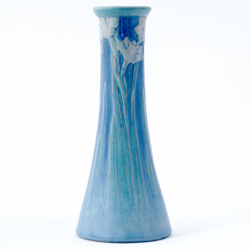 Appraisal: NEWCOMB COLLEGE Corseted bud vase carved by A F Simpson