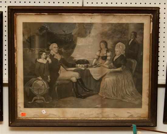 Appraisal: After Edward Savage ''Washington Family'' Thomas Kelly New York circa