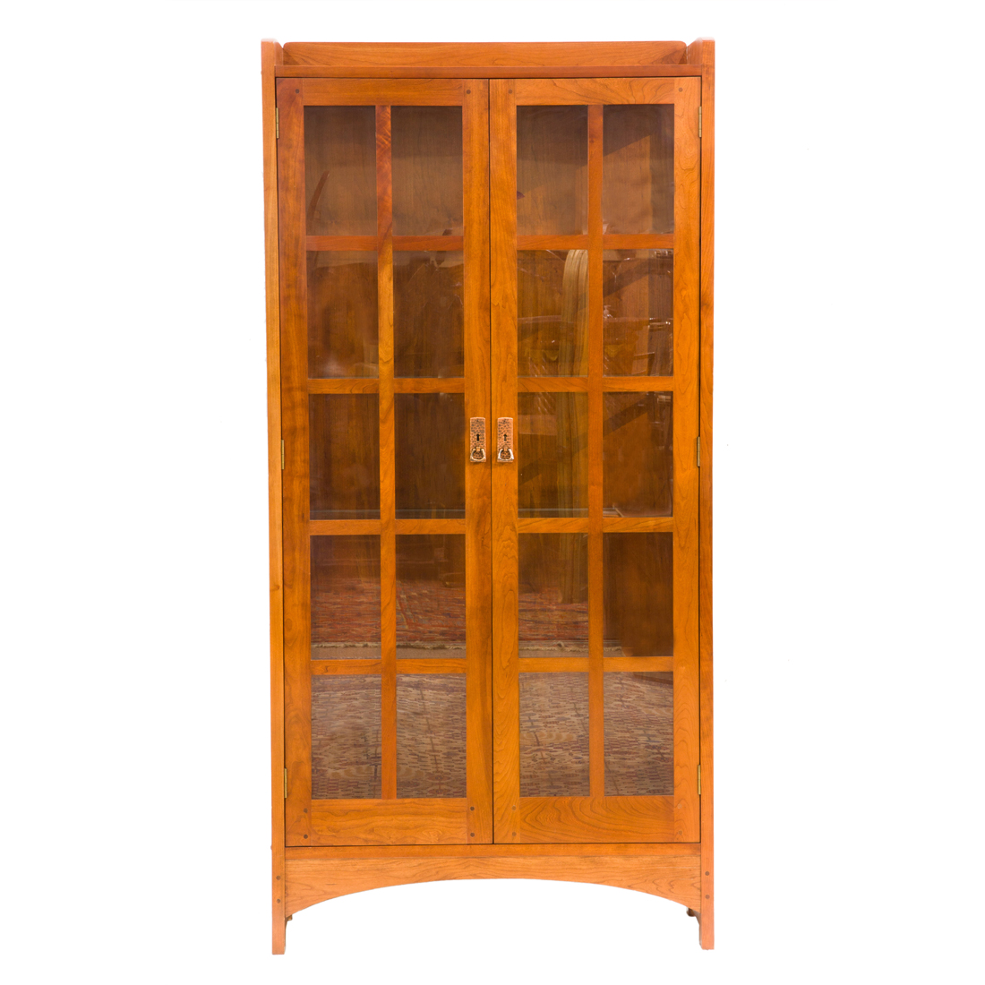 Appraisal: A STICKLEY AUDI ARTS AND CRAFTS STYLE BOOKCASE OR VITRINE