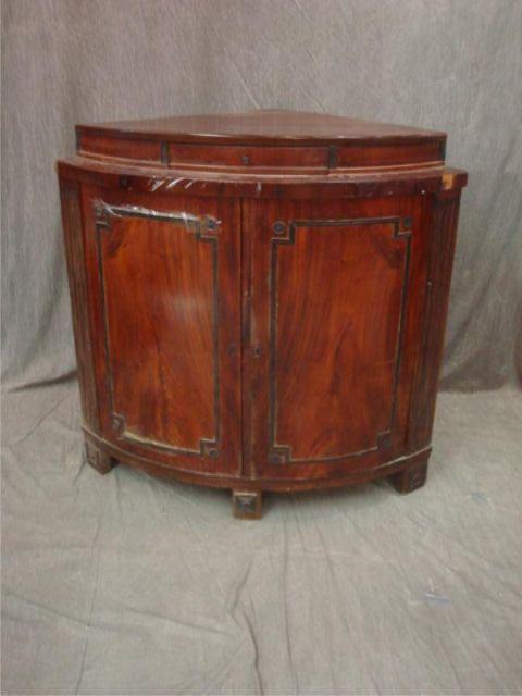 Appraisal: th Cent Italian Corner Cabinet As is From an East