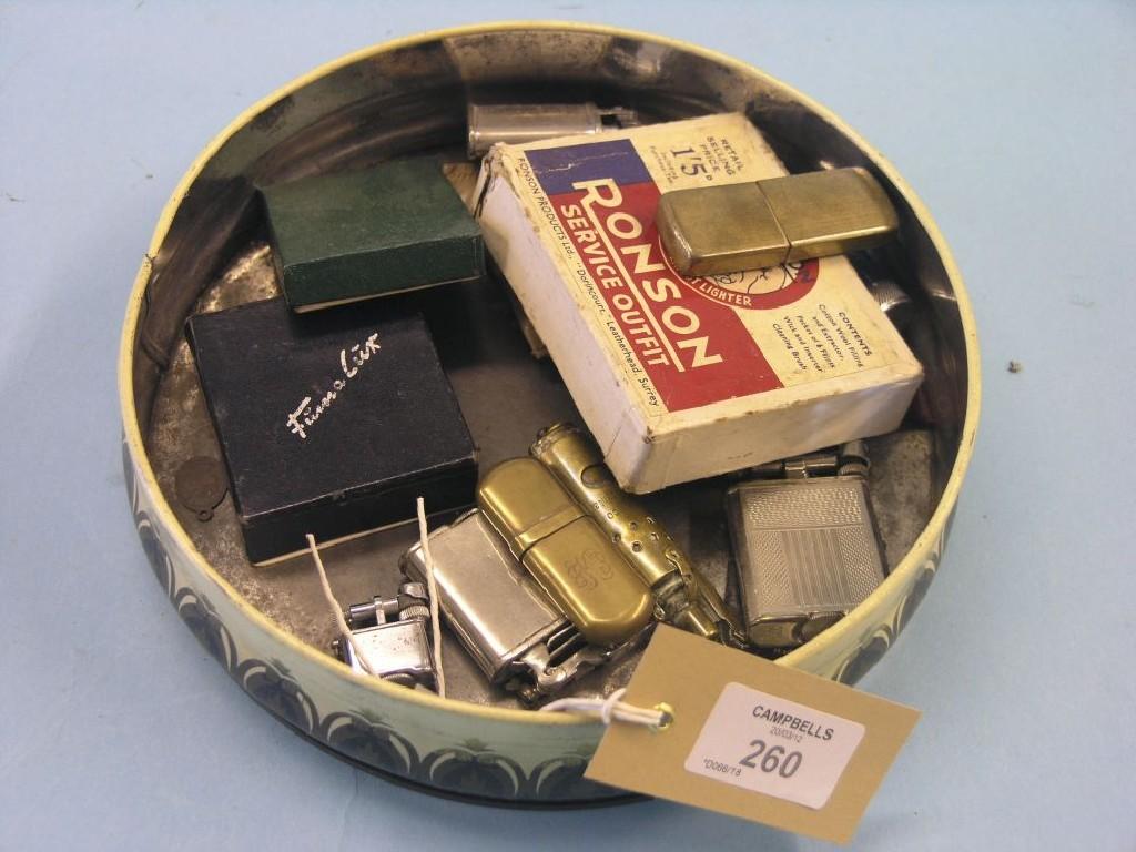 Appraisal: Thirteen various cigarette lighters