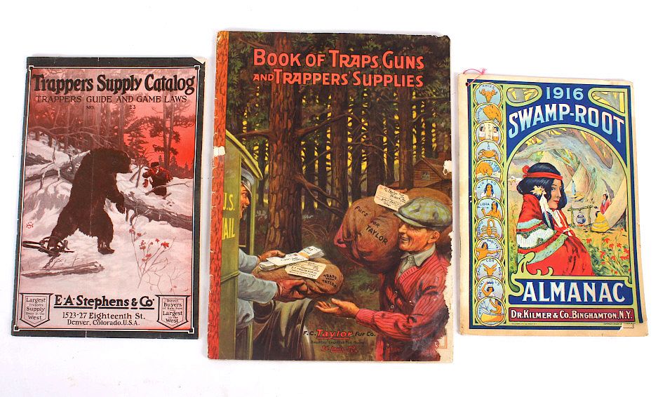 Appraisal: Vintage Trapping Catalog Collection This is an interesting collection of