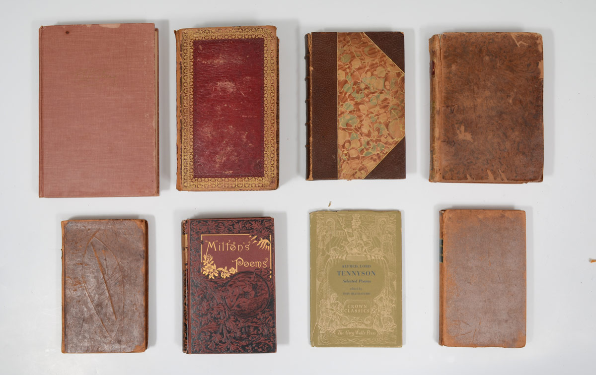 Appraisal: COLLECTION OF ANTIQUARIAN BOOKS Assorted titles to include ''Milton's Poems''