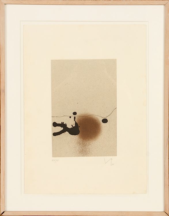 Appraisal: VICTOR PASMORE ABSTRACT AQUATINT SIGNED Victor Pasmore British - Abstract