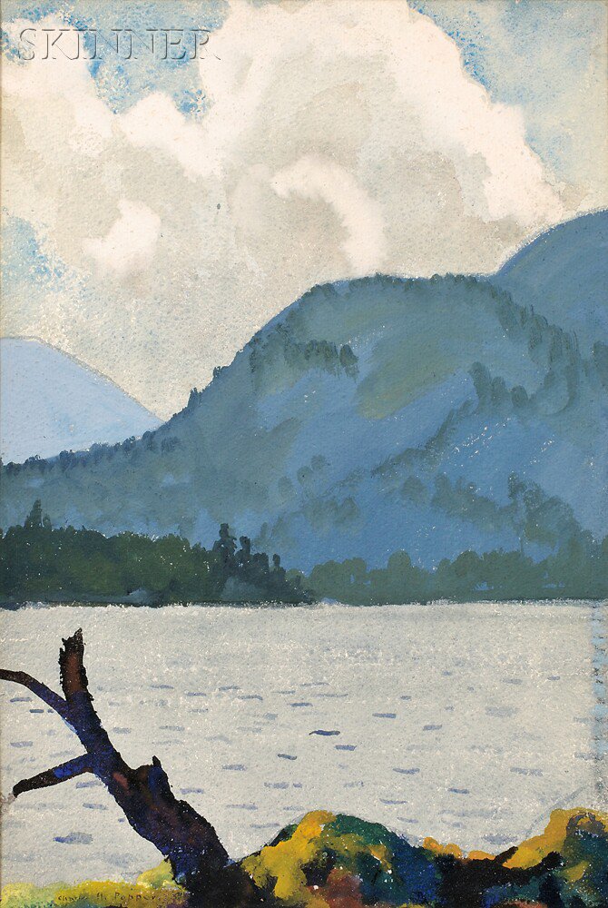 Appraisal: Charles Hovey Pepper American - Lake View Possibly Attean Pond