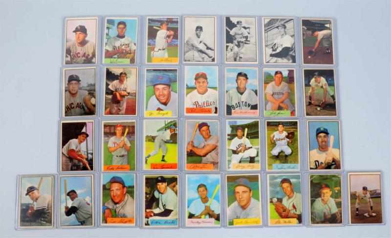 Appraisal: Lot of Vintage s Bowman Baseball Cards HOFers include Robin