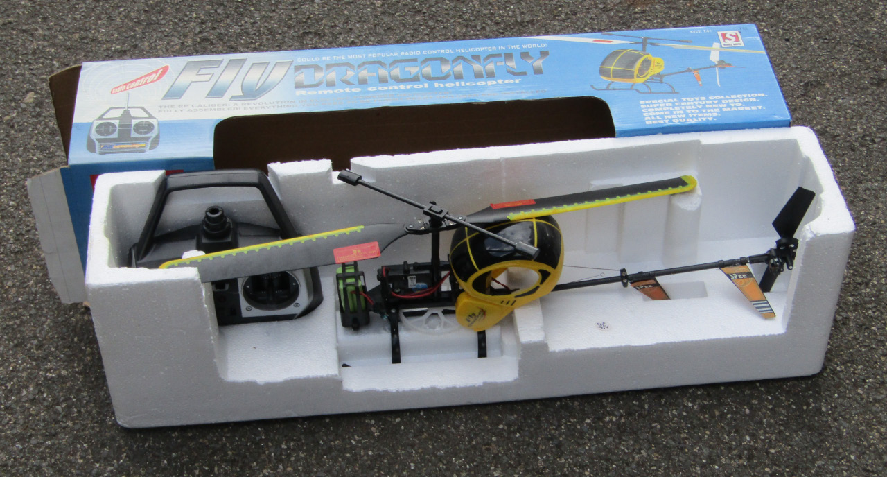 Appraisal: A Dragonfly remote controlled helicopter with original packaging