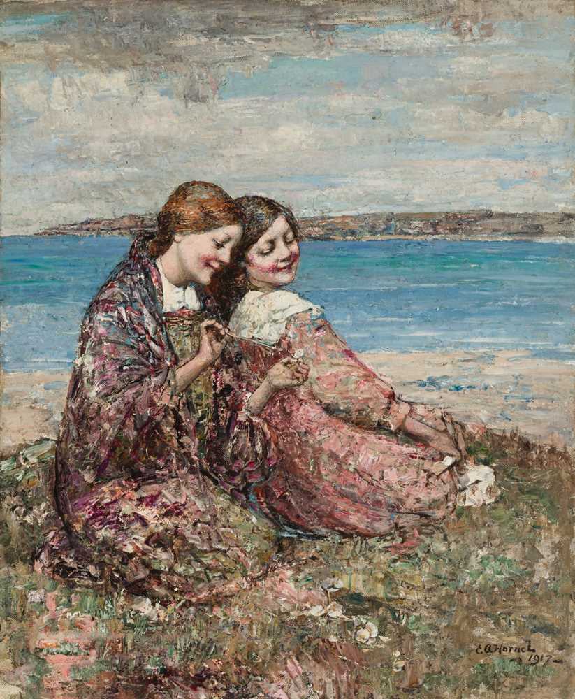 Appraisal: EDWARD ATKINSON HORNEL SCOTTISH - BRIGHOUSE BAY Signed and dated