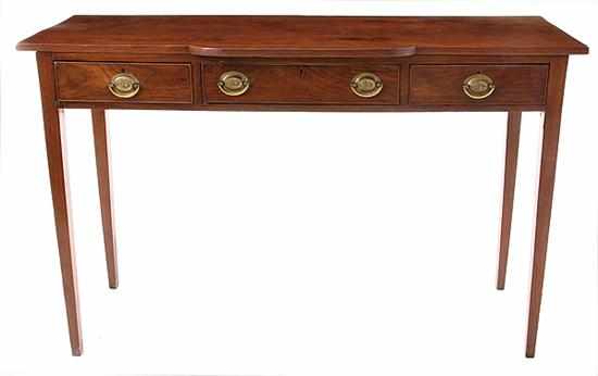 Appraisal: Southern Federal walnut huntboard early th century rectangular top above