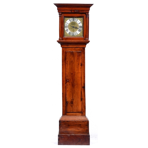 Appraisal: An English thirty hour yew wood longcase Jno Inkpen Horsham