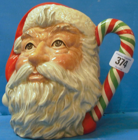 Appraisal: Royal Doulton large Character Jug Santa Claus D Candy Cain