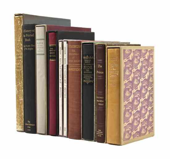 Appraisal: FINE PRESS LIMITED EDITIONS CLUB A group of ten books