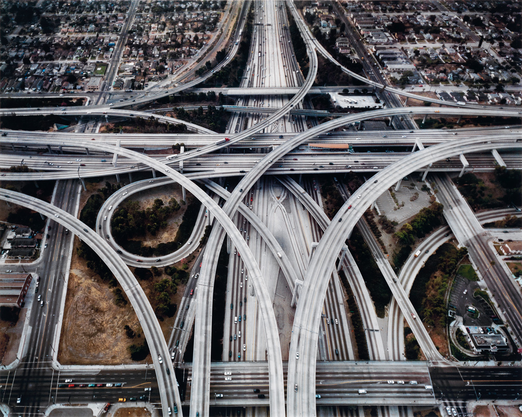 Appraisal: EDWARD BURTYNSKY - Highway Intersection Los Angeles California Digital chromogenic