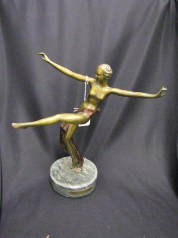 Appraisal: Bronze Statue of a Dancing Nude after D H Chiparus