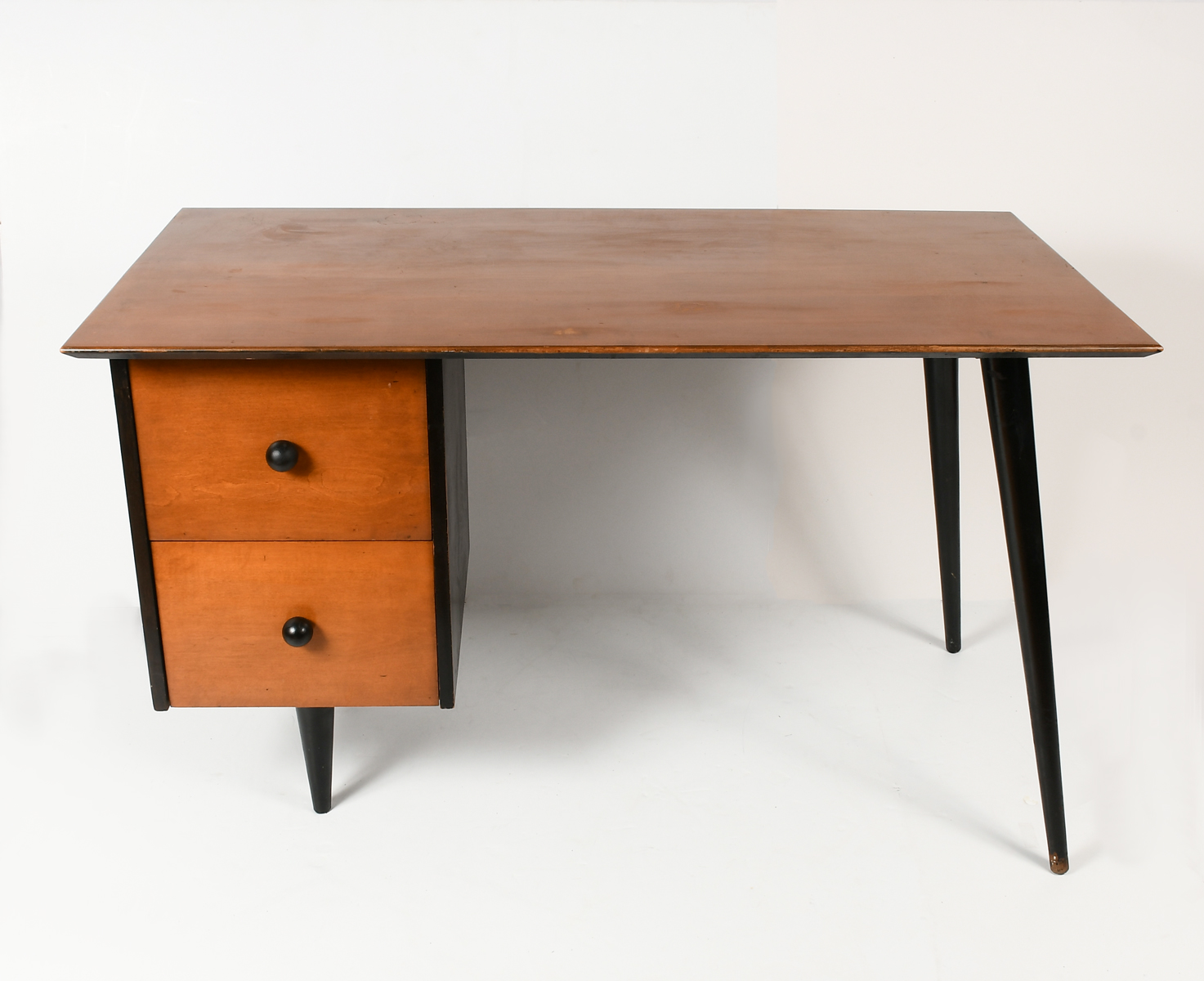 Appraisal: PAUL MCCOBB -TONE DESK PLANNER GROUP Mid-century Modern two drawer