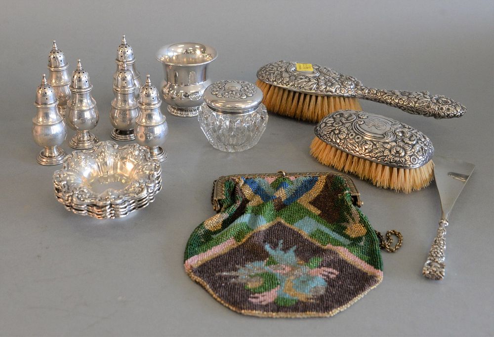 Appraisal: Sterling Silver Lot to include set of six nut dishes