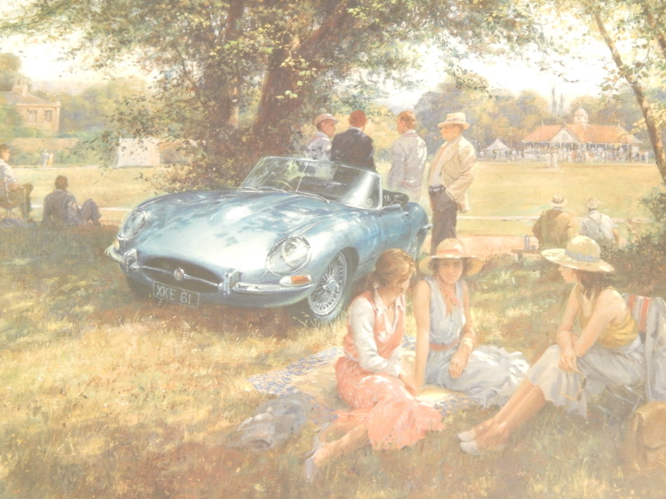 Appraisal: Alan Fearnley E Type Anniversary artist signed limited edition coloured