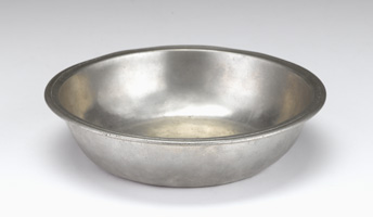 Appraisal: Pewter basin john bassett new york city new york -