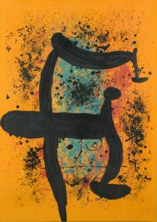 Appraisal: Joan Miro lithograph Le Verdengeur d'Oranges Joan Miro Spanish -