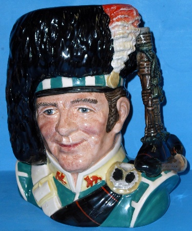 Appraisal: Royal Doulton large Prototype Character Jug The Piper in different