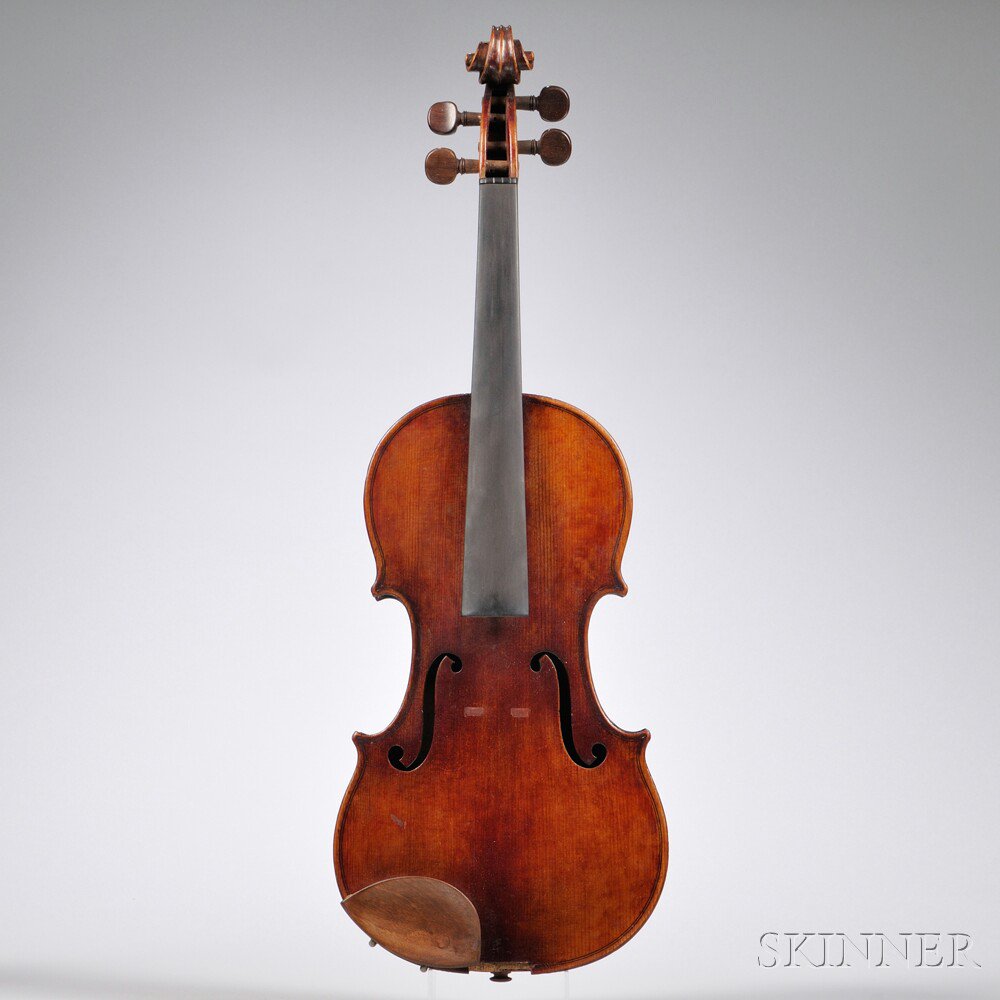 Appraisal: Violin unlabeled length of back mm with case and bow