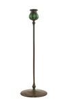 Appraisal: TIFFANY CANDLE STICK - Bronze long stem swirl base candle