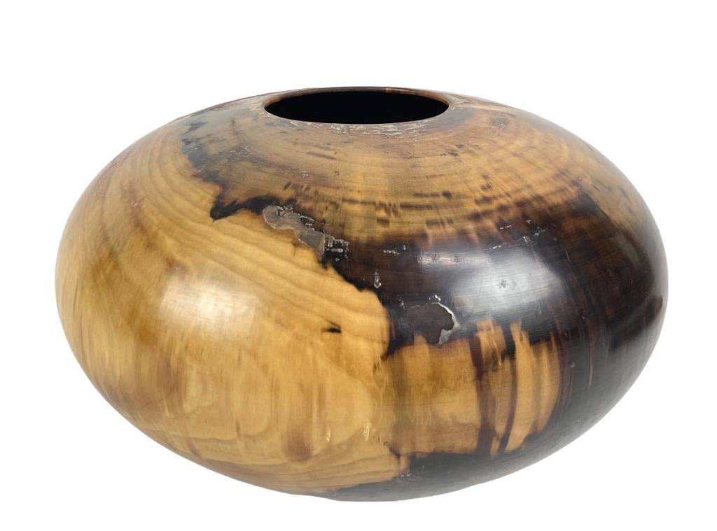 Appraisal: Lg Philip Moulthrop Turned Tulipwood Bowl SignedDiameter Height Piece has